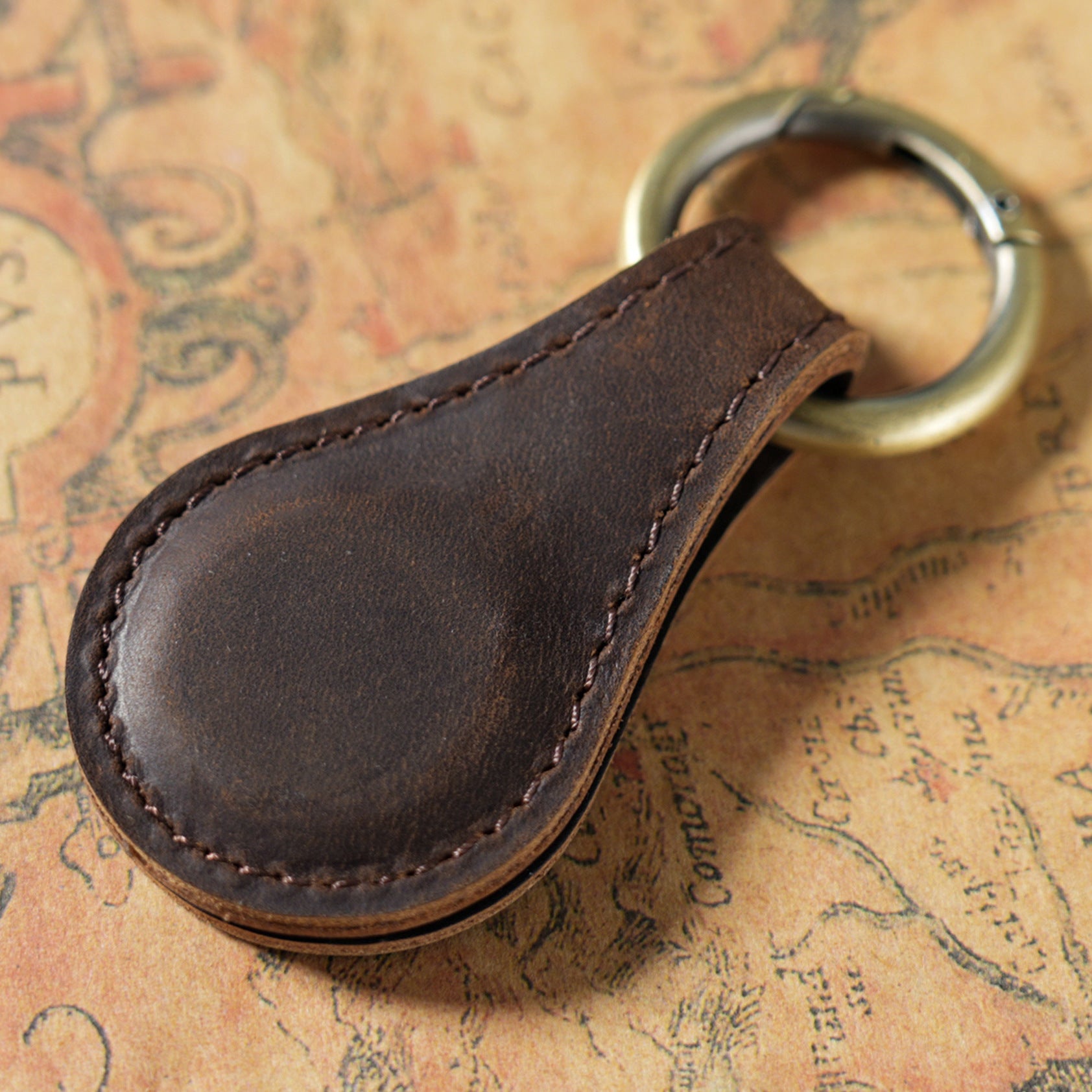 Wholesale First Layer Cowhide Magnetic Portable Multifunctional Storage Clip